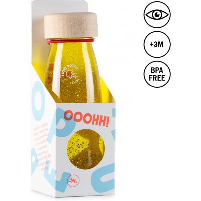Petit Boum senzorická plovoucí lahev černá 250ml – Zboží Dáma