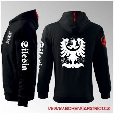 mikina s kapucí Silesia 6MZ černá – Zboží Dáma