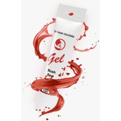 Food Colours gelová barva tuba Blush Red 30 g – Hledejceny.cz