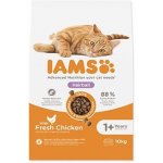 Iams Cat Adult Hairball Chicken 10 kg – Zboží Mobilmania