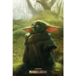 Plakát, Obraz - Star Wars: The Mandalorian - The Child Art, (61 x 91.5 cm) – Zboží Mobilmania