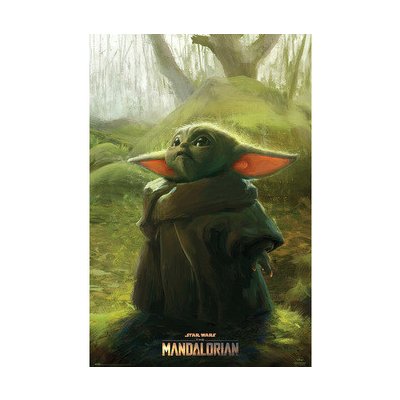 Plakát, Obraz - Star Wars: The Mandalorian - The Child Art, (61 x 91.5 cm) – Zboží Mobilmania