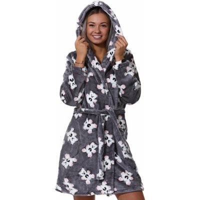 Župan do porodnice huňatý s Medvídky 1Z1211 šedá – Hledejceny.cz