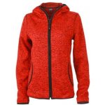 James Nicholson Knitted Fleece Hoody červená – Hledejceny.cz