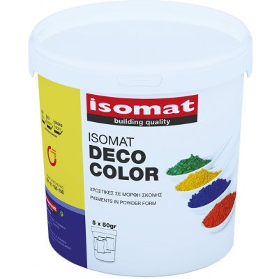 ISOMAT DECO COLOR Pigment v práškové formě pro barvení malt a betonu, zelená, 250 g – Hledejceny.cz