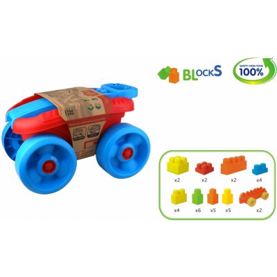 Alltoys Vozík s kostkami 22 ks – Zbozi.Blesk.cz