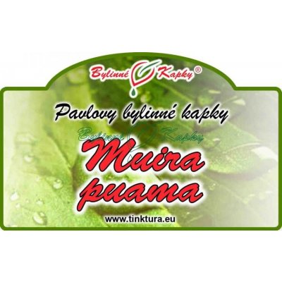 Bylinné kapky Muira puama tinktura 50 ml – Hledejceny.cz