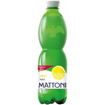 Mattoni citron minerální voda perlivá 500 ml