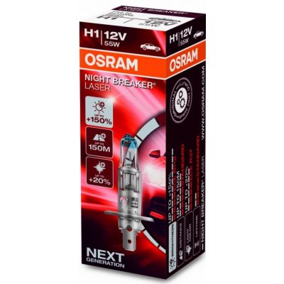 Osram Night Breaker Laser H1 12V 55W P14,5s 1 ks