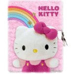 CurePink Blok A5 Hello Kitty Duhová Kitty A5 15 x 21 x 2 cm – Sleviste.cz