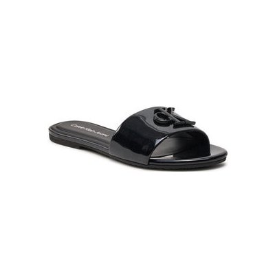 Calvin Klein nazouváky Jeans Flat Sandal Slide Mg Met YW0YW01348 black – Hledejceny.cz