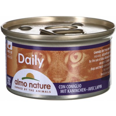 Almo Nature Daily Menu Pěna s králíkem 85 g – Hledejceny.cz