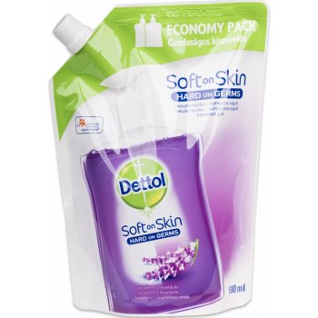 Dettol Levandule Zklidňující antibakteriální tekuté mýdlo náhradní náplň 500 ml