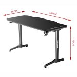 Ultradesk Frag černý – Zboží Dáma