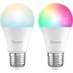 SONOFF B05-BL-A60 B05-BL-A60, smart žárovka E27 230V, WiFi, baňka, 806lm, RGB, teplá/studená – Zboží Mobilmania