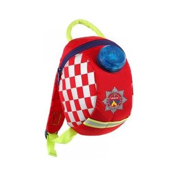 LittleLife batoh Emergency Service Toddler Fire červený