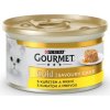 Konzerva pro kočky Gourmet Gold cat Savoury Cake kuře s mrkví 24 x 85 g