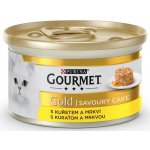 Gourmet Gold Savoury Cake kuře mrkev 24 x 85 g – Hledejceny.cz