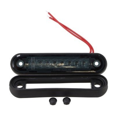 Obrysové LED světlo 12/36V červené Dark dlouhé FT-073CLEDLONGDARK – Hledejceny.cz