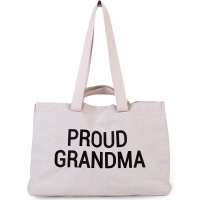 Childhome Cestovní taška Grandma Canvas Off White – Zboží Mobilmania