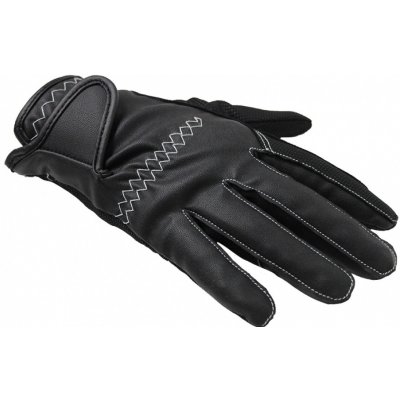 KENTAUR RUKAVICE ZIMNÍ S KONTRASTNÍM PROŠITÍM ČERNÁ – Zboží Dáma