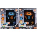 LAMPS Power Popper Gun 2v1 Pistole na míčky s terčem maskou na baterie – Hledejceny.cz