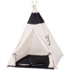 Dětská teepee SPRINGOS Teepee Černý Wigwam