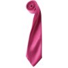 Kravata Premier Saténová kravata Colours žhavá růžová