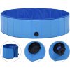 Bazény pro psy vidaXL Skládací bazén pro psy PVC modrý 120 x 30 cm