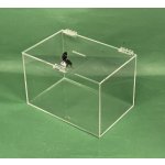 Kasička pokladnička 300x200x200 mm kapsa na letáky klíč – Zboží Dáma