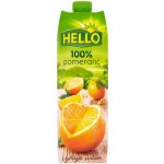 Hello džus pomeranč 100% 1 l – Zboží Mobilmania
