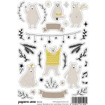 PAPERO AMO ♥ Samolepky - MILUJU / Medvědi – Zboží Živě