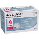 Accu - Fine jehly do inzulínového pera 33 G x 4 mm 100 ks