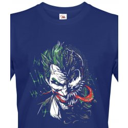 Bezvatriko.cz Joker Canvas pánské tričko s krátkým rukávem 1362 modrá