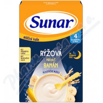 Sunar Ml.rýžová kaše Banán na dobrou noc 210 g