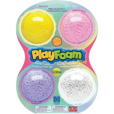 PlayFoam modelína pěnová boule set 4 ks
