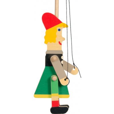 Mašek Umělecká výroba Divadelní loutka děvče – Zboží Dáma