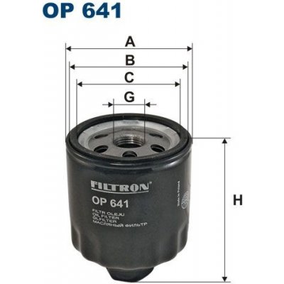 OP 641 FILTRON Olejový filtr – Hledejceny.cz
