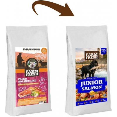 Topstein Farm Fresh Salmon Line Puppy/Active Large Breed 0,1 kg – Hledejceny.cz