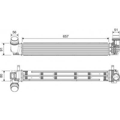 Chladič turba VALEO 818878 – Zboží Mobilmania