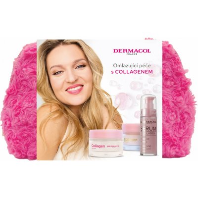 Dermacol Collagen Care denní krém 50 ml + noční krém 50 ml + serum 30 ml dárkové balení – Hledejceny.cz