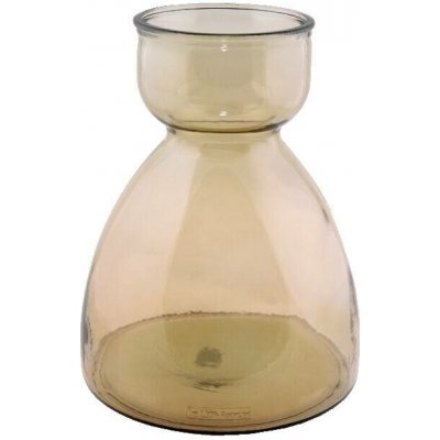 Váza SENNA, 34cm|10,5L, lahvově hnědá|kouřová|Vidrios San Miguel|Recycled Glass – Hledejceny.cz