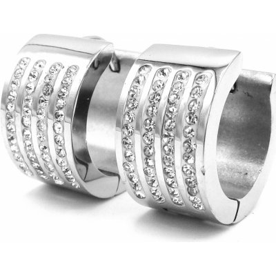 Steel Jewelry náušnice KRUHY Chirurgická ocel NS231152 – Zbozi.Blesk.cz