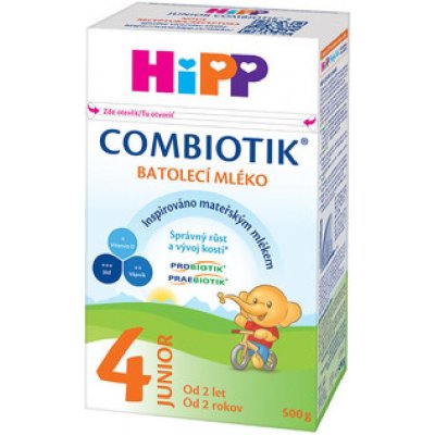 HiPP 4 JUNIOR Combiotik od 2 let 500 g – Zbozi.Blesk.cz