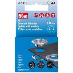 Průchodky kovové s podložkou - PRYM průměr 8 mm – Zboží Dáma