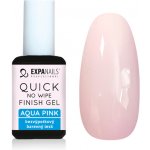 Expa-nails quick finish gel aqua pink bezvýpotkový lesk 11 ml – Sleviste.cz