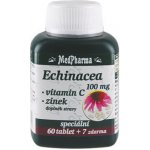 MedPharma Echinacea 100 mg + vit.C + zinek 67 tablet – Hledejceny.cz