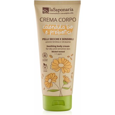 laSaponaria Tělový krém s BIO měsíčkem a prebiotiky pro citlivou pleť 200 ml – Hledejceny.cz