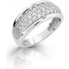 Prsteny Steel Edge prsten stříbro se zirkony 2335