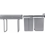 Vevor Výsuvný Odpadkový Koš 20+10+10L Skrytý Odpadkový Koš do kuchyně – Zboží Dáma